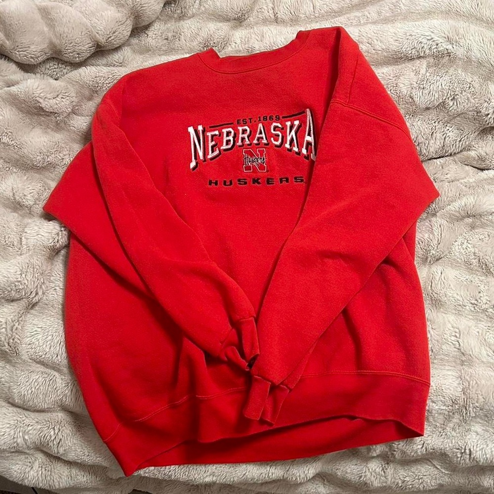 Nebraska Huskers Red Long Sleeve Tee